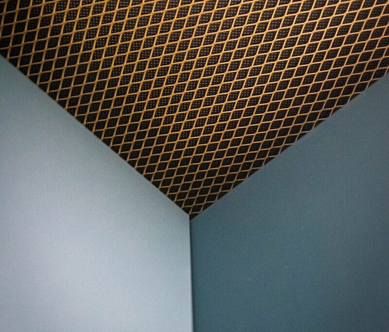 white and brown checkered textile